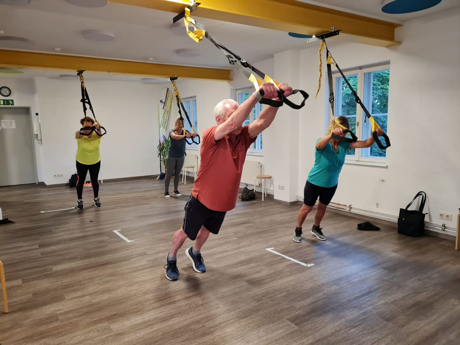 Sling-Training in der Gruppe